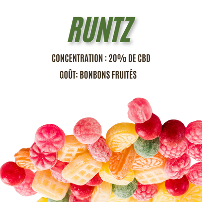 Fleur de CBD Runtz Indoor 20%