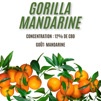 Fleur de CBD Gorilla Mandarine 12%