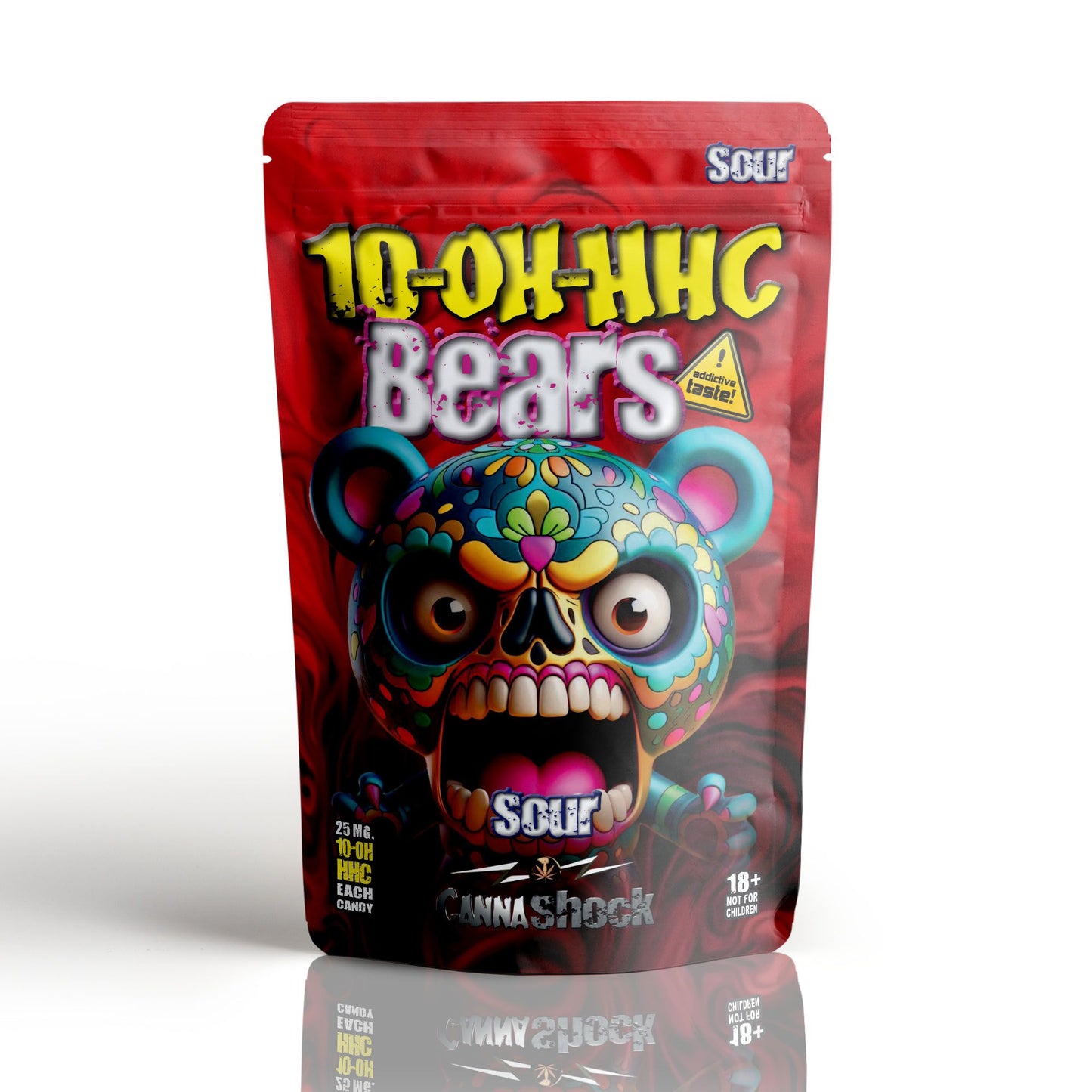 Bonbons 10-OH-HHC Bear Gummies Cannashock (effets puissants)