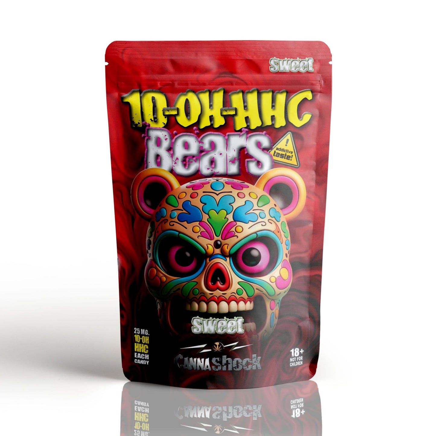 Bonbons 10-OH-HHC Bear Gummies Cannashock (effets puissants)